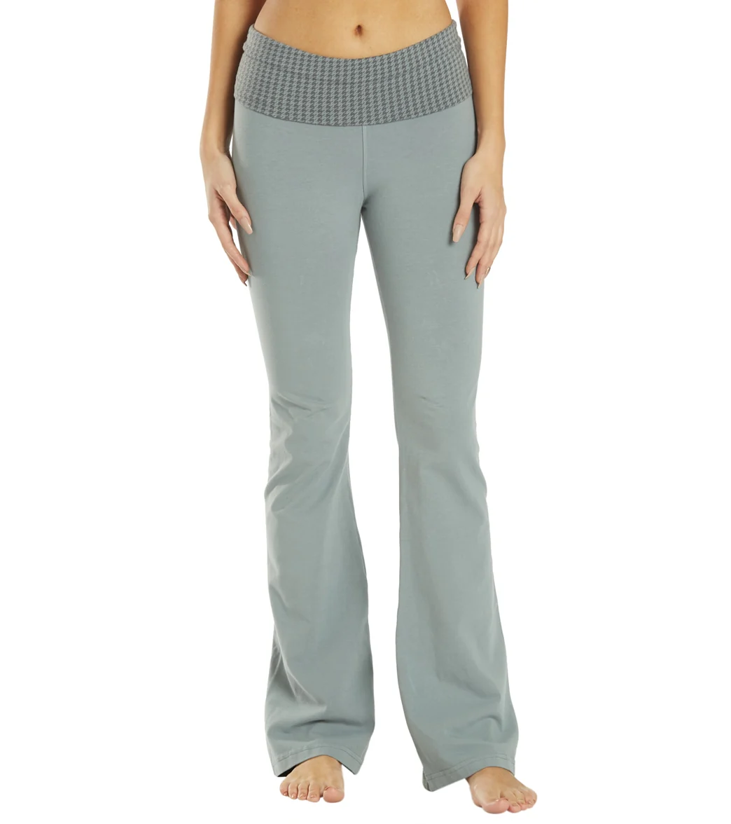 Hard Tail Contour Rolldown Bootleg Flare Pant - Image 22