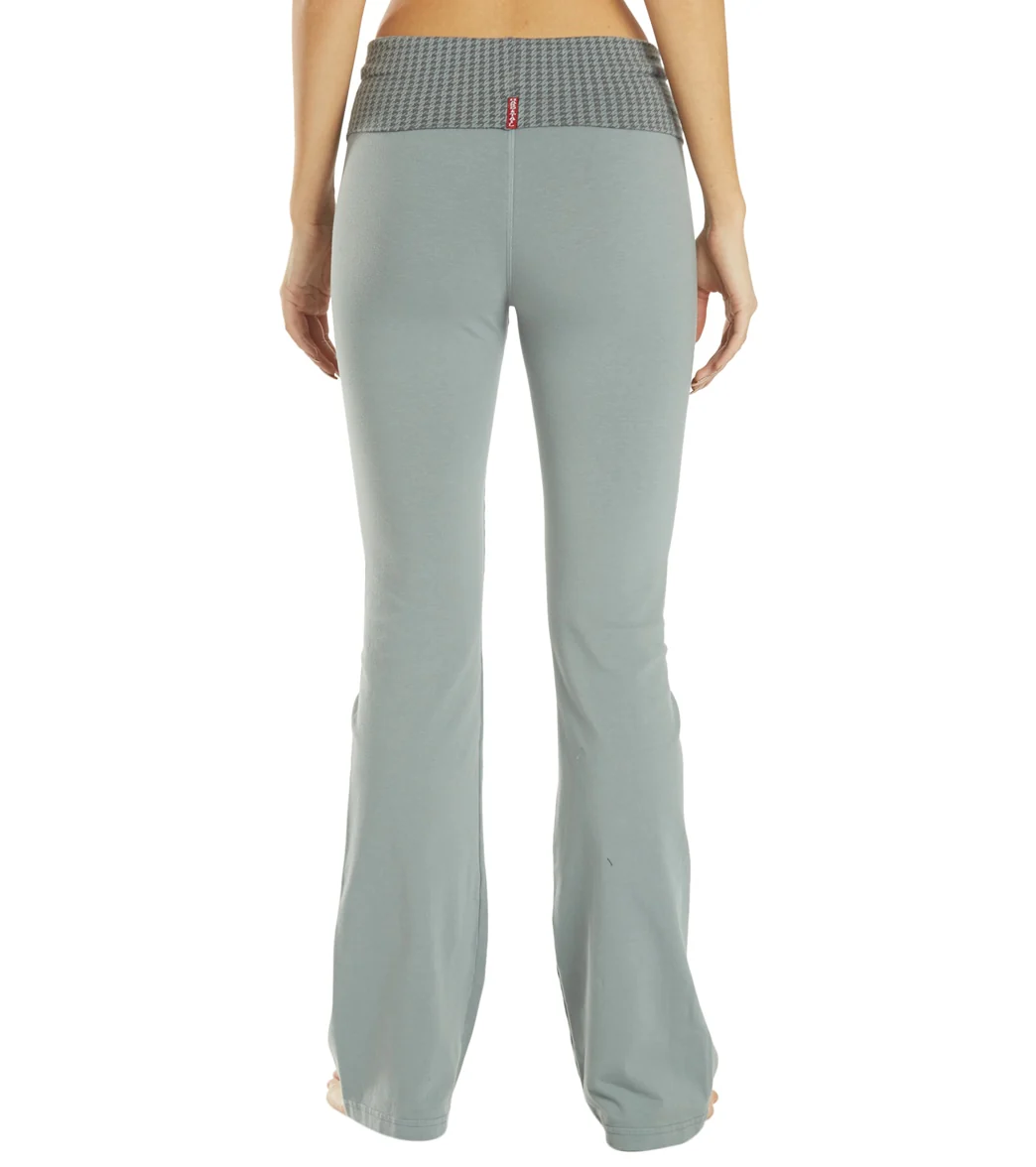 Hard Tail Contour Rolldown Bootleg Flare Pant - Image 3