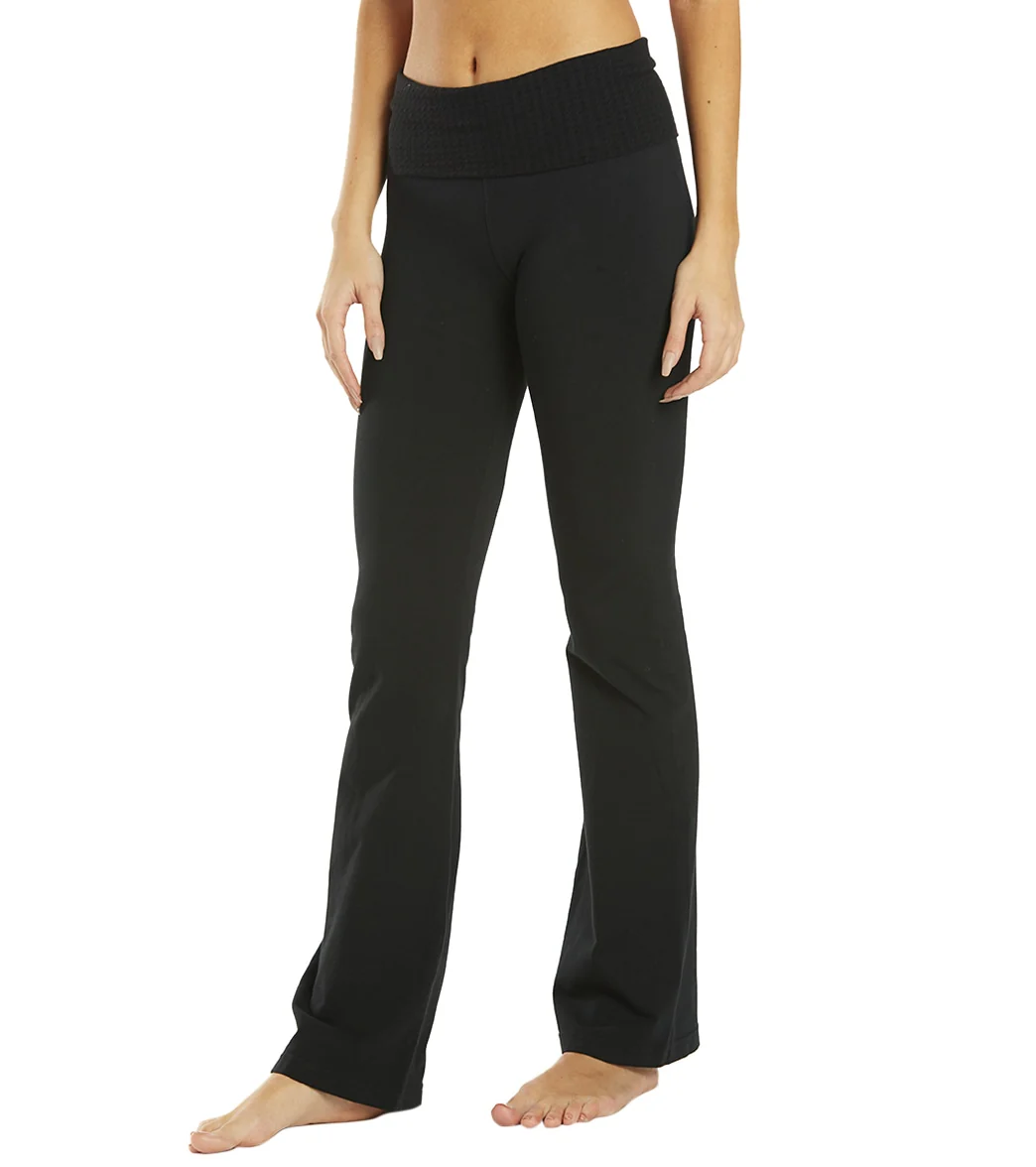 Hard Tail Flare Bootcut Flat Waist Pant - Image 12