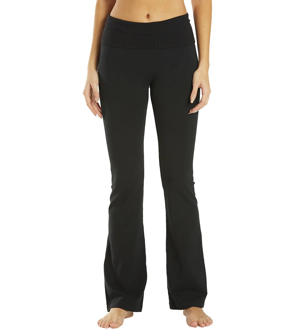 Hard Tail Flare Bootcut Flat Waist Pant - Image 14