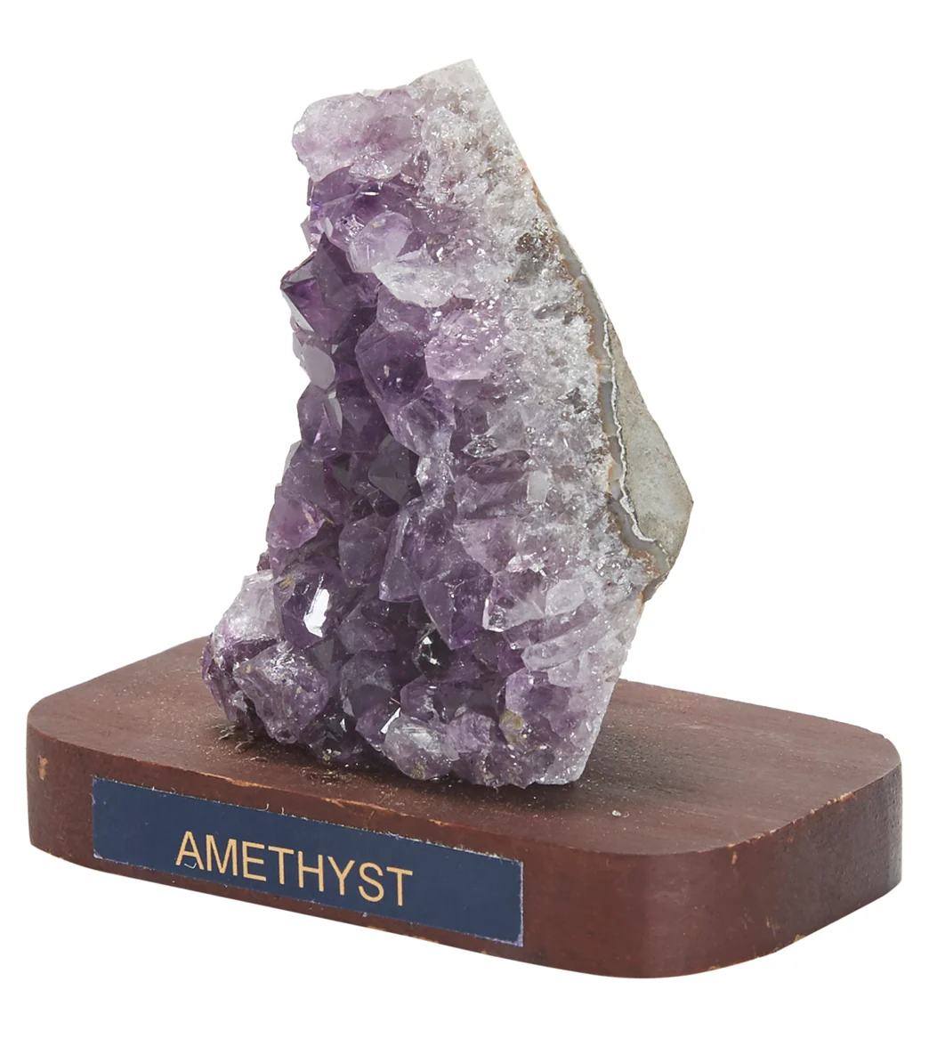Healing N Love Amethyst on Wooden Base - Image 4