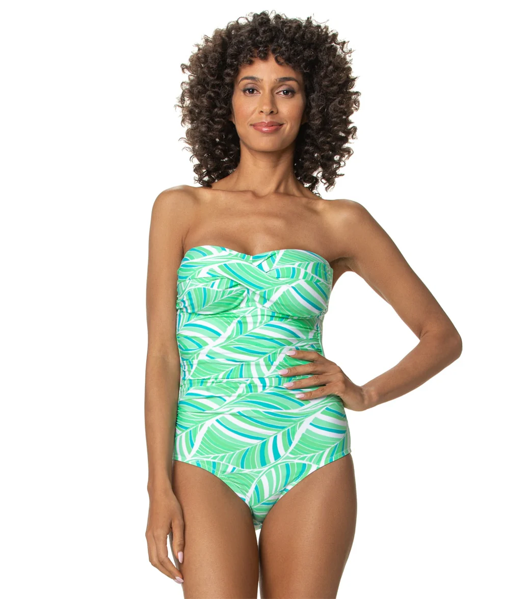 Helen Jon Women's Hana Twist Bandeau One Piece Swimsuit - Image 9