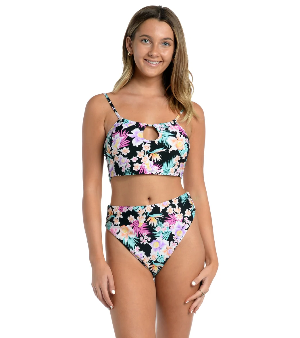 Hobie Women's Island Hopping High Waist Bikini Bottom - Image 3