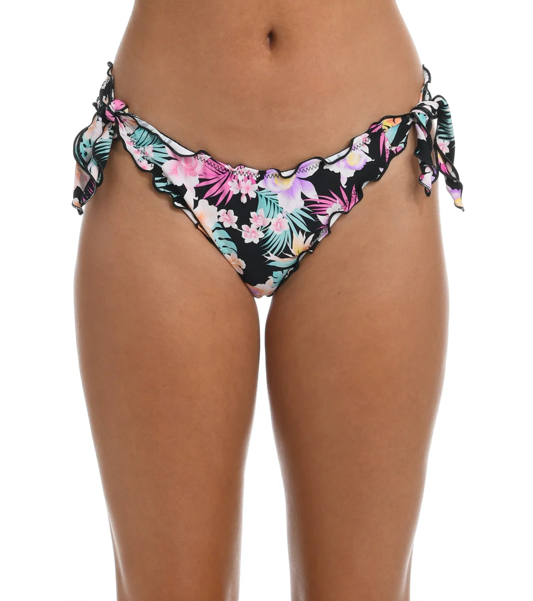 Hobie Women's Island Hopping Side Tie Cheeky Bikini Bottom