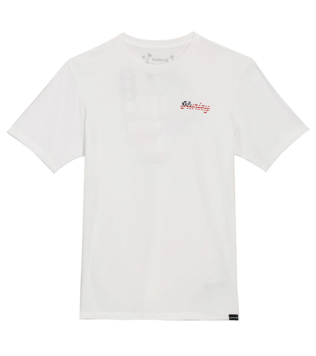 Hurley Men's Everyday Washed Shaka Flag Short Sleeve Tee - Image 4
