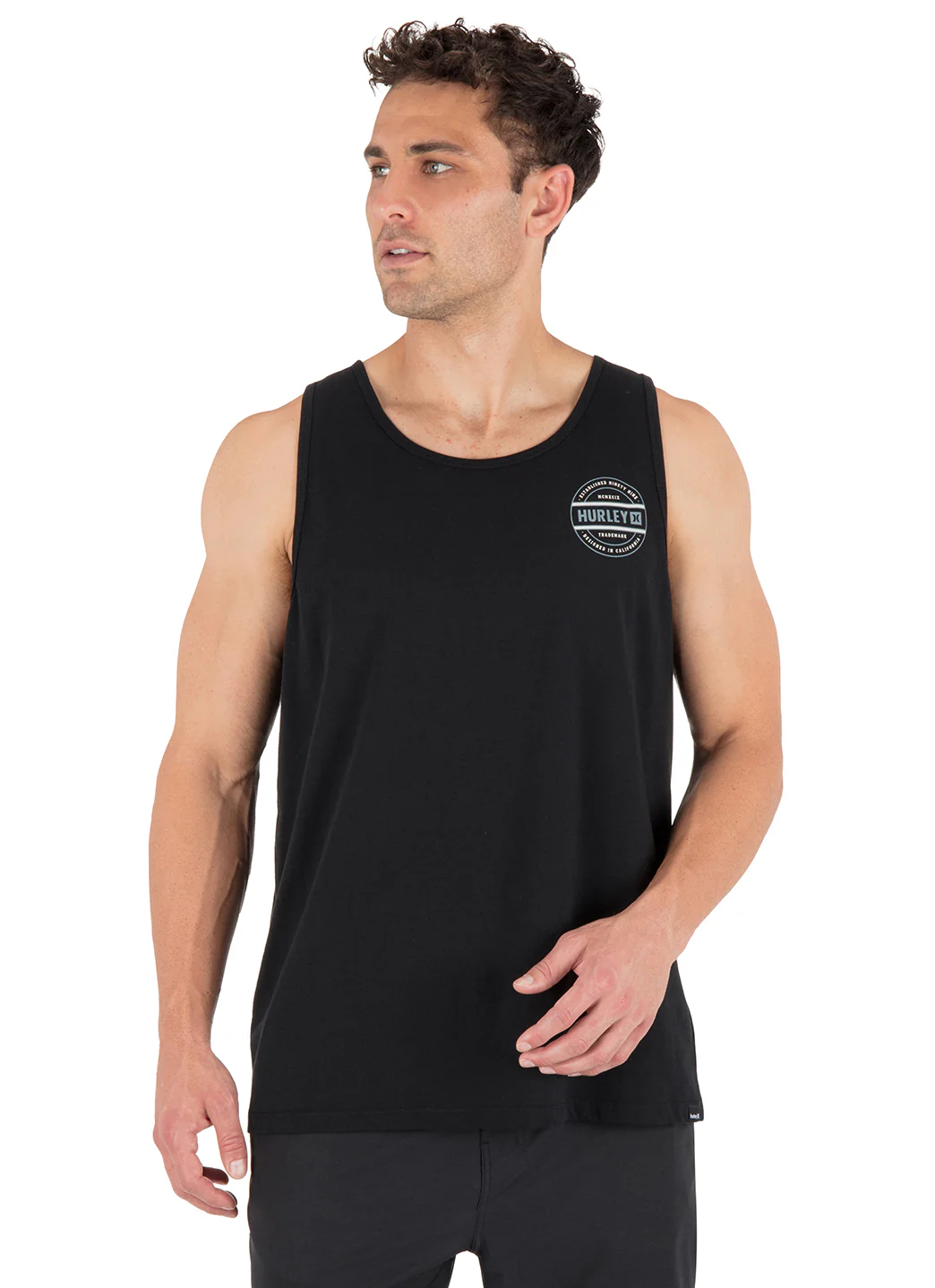 Hurley Men's Filler Tank Short Sleeve Tank Top - Image 3