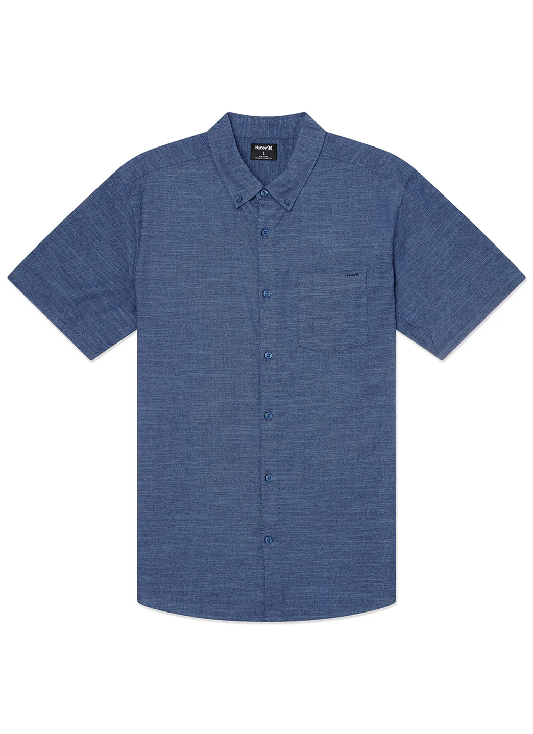 Hurley Men's One And Only Stretch Short Sleeve Button-Up Shirt - Image 2