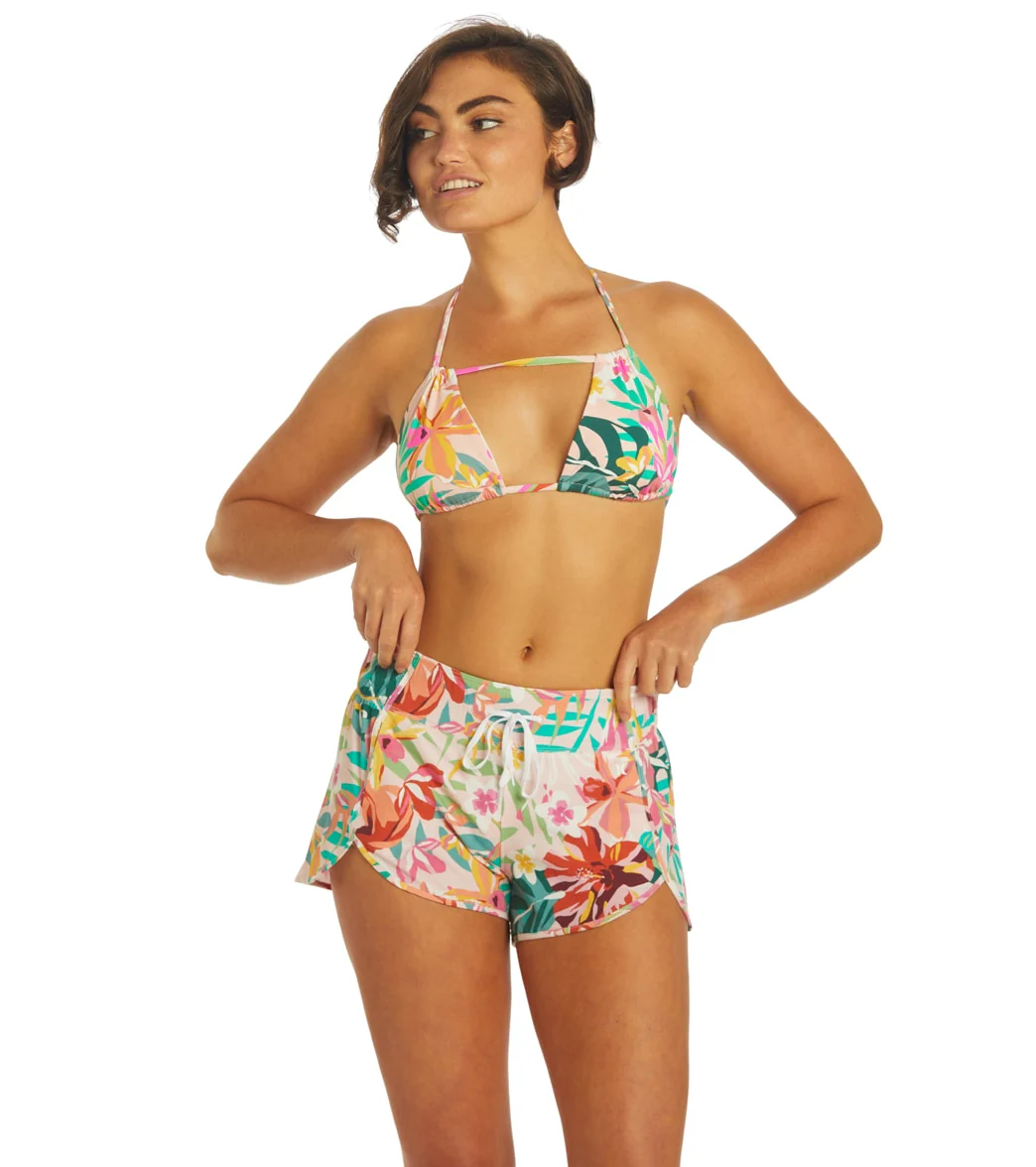 Hurley Women's Aquas Floral Pop 2.5" Board Shorts - Image 4