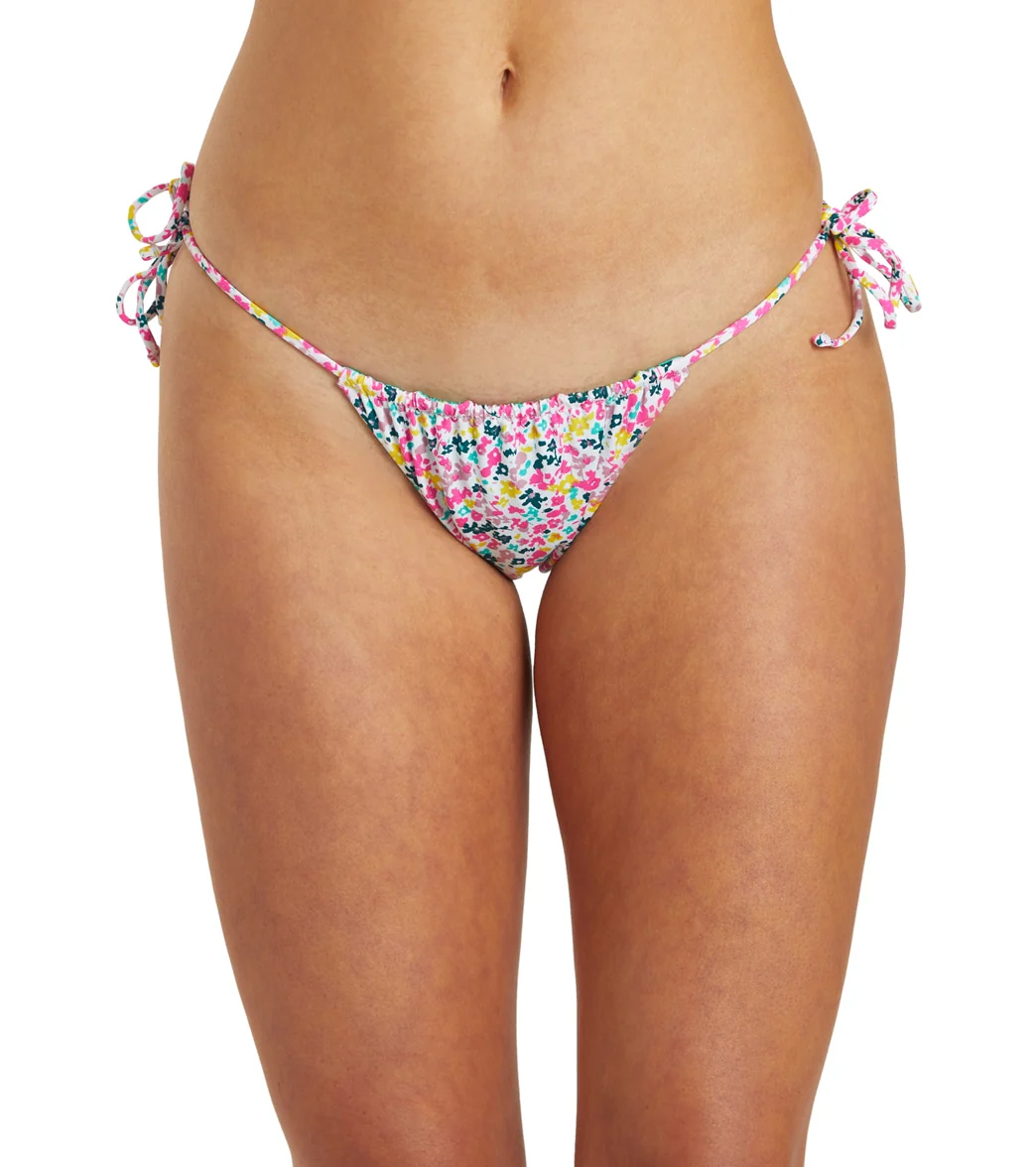 Hurley Women's Confetti Reversible Tie Side Bikini Bottom - Image 7