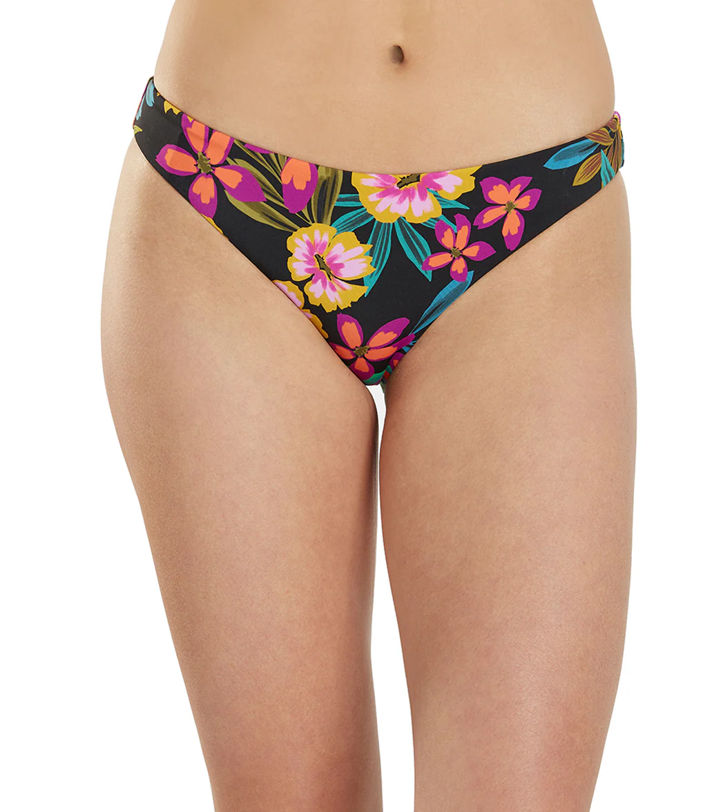 Hurley Women's Fiji Fantasy Reversible Moderate Bikini Bottom - Image 8