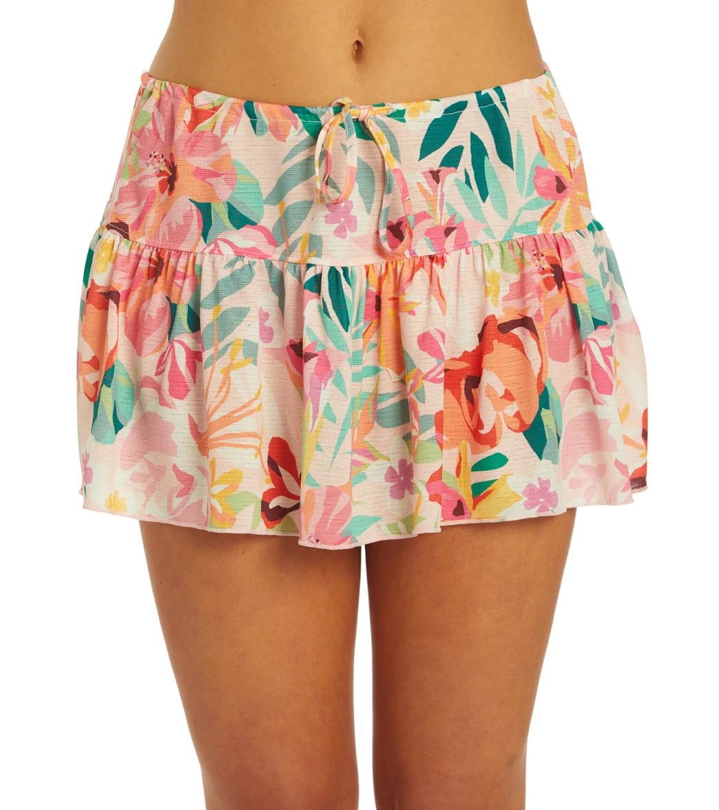 Hurley Women's Floral Pop Mini Skirt - Image 7