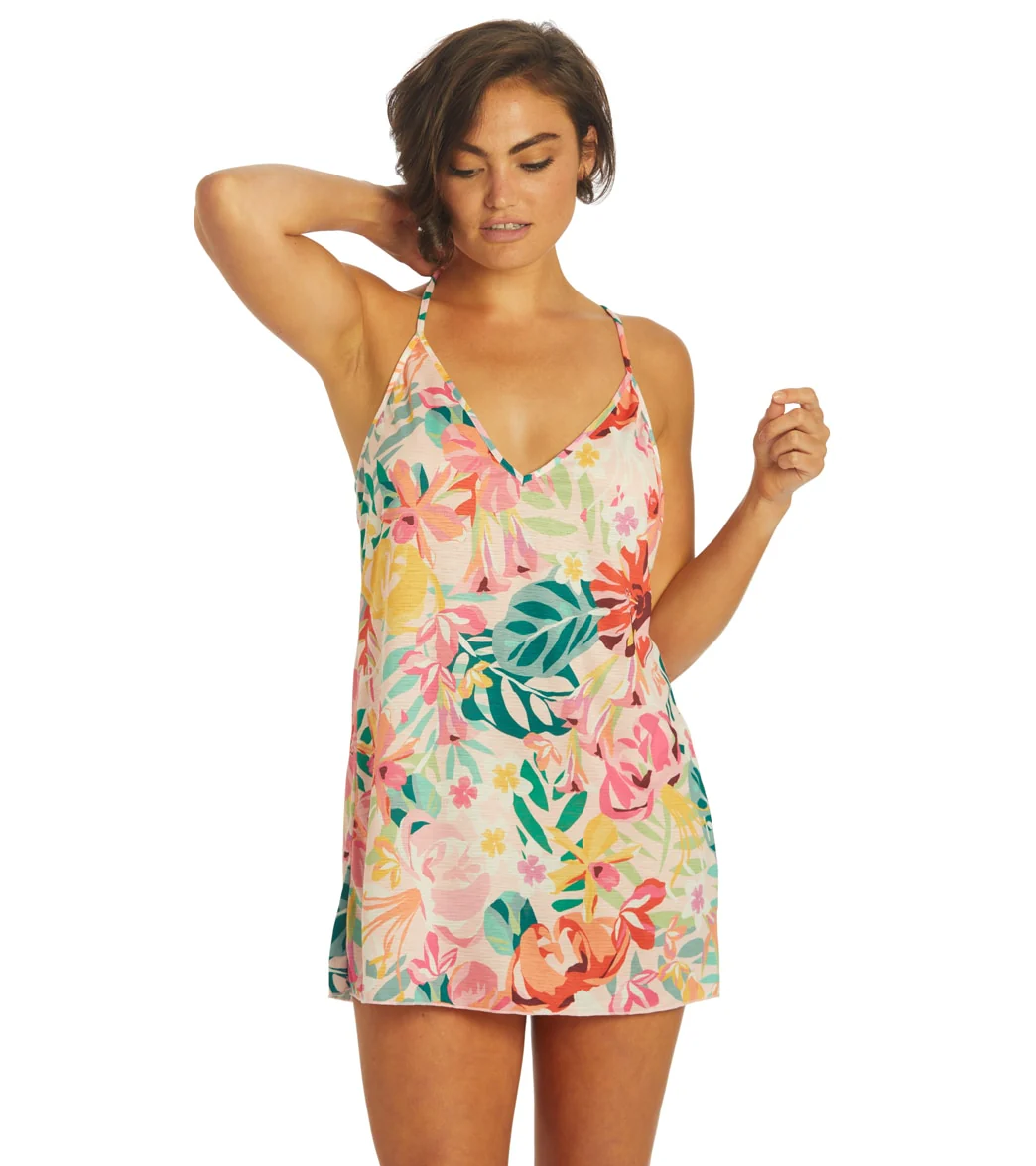 Hurley Women's Floral Pop V Neck Slip Dress - Image 6