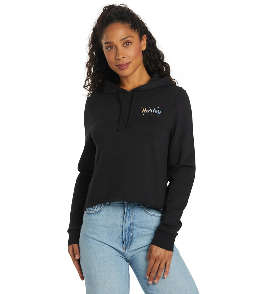 Hurley Women's Helena Cut Off Pullover Hoodie - Image 7