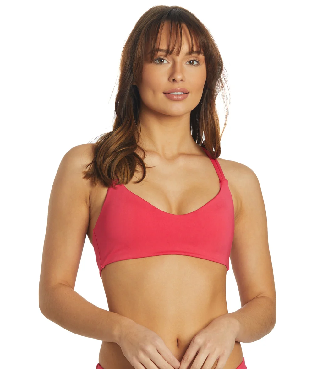 Hurley Women's Max Solid Pull On Bikini Top - Image 15