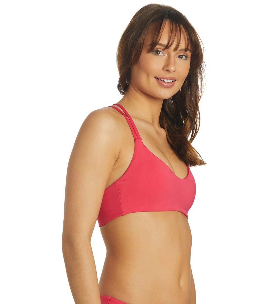 Hurley Women's Max Solid Pull On Bikini Top - Image 17