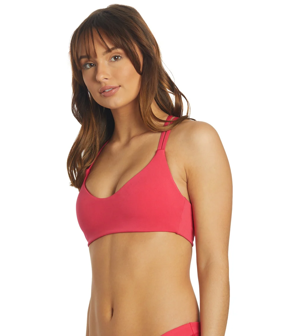 Hurley Women's Max Solid Pull On Bikini Top - Image 20