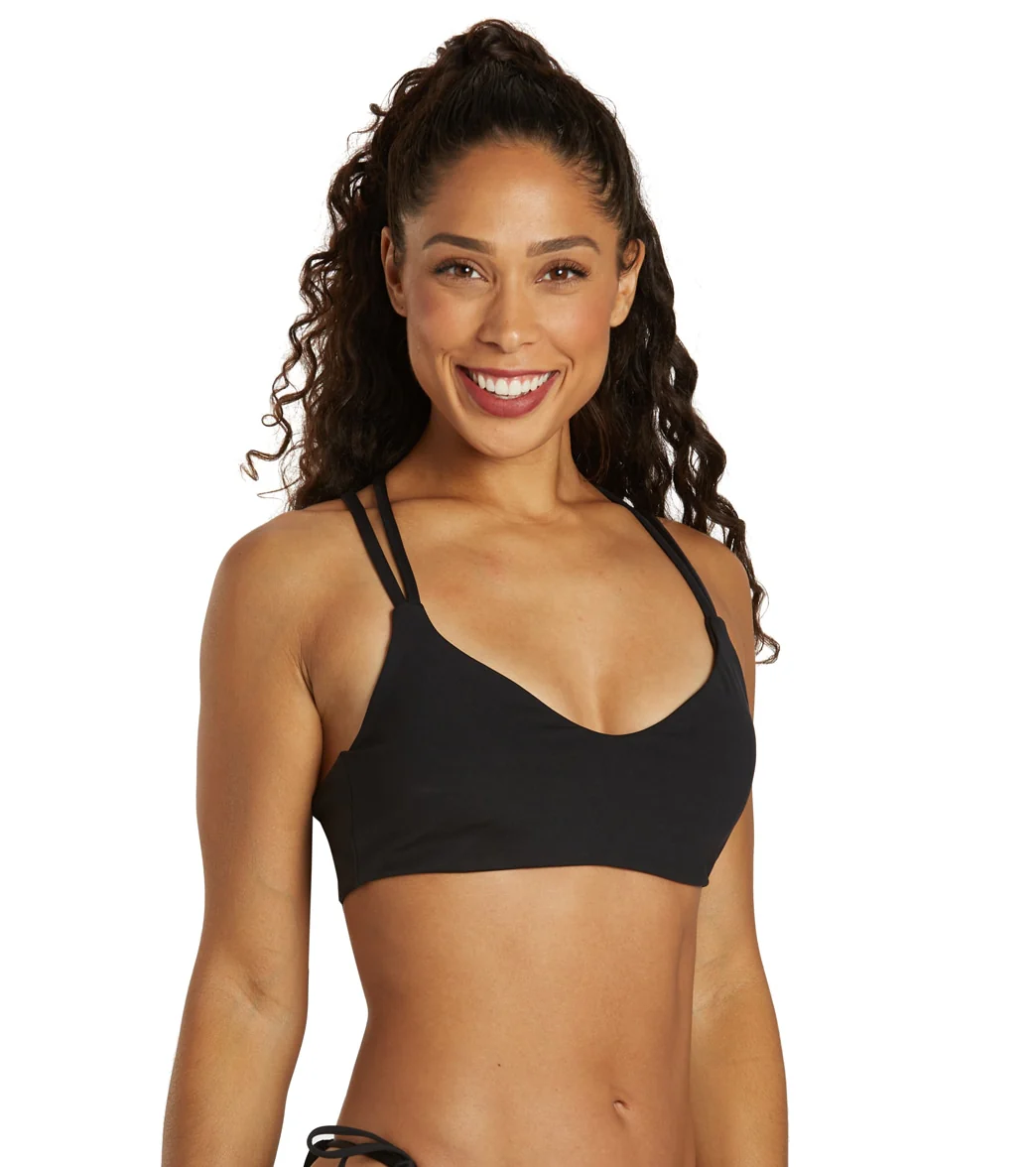 Hurley Women's Max Solid Pull On Bikini Top - Image 4