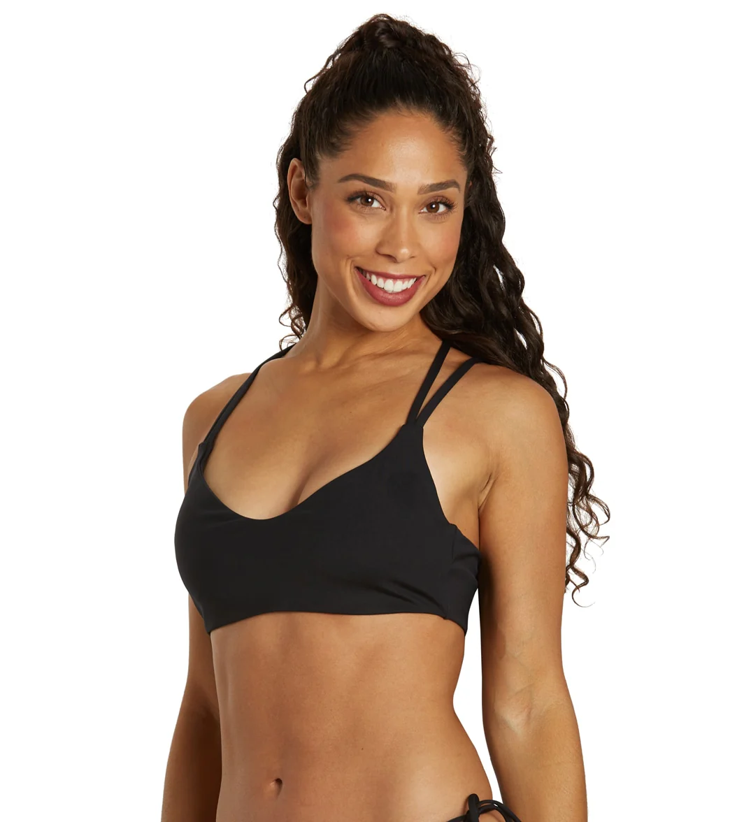 Hurley Women's Max Solid Pull On Bikini Top - Image 6