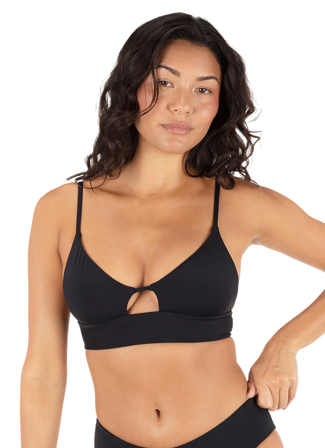 Hurley Women's Solid Bralette Bikini Top - Image 2