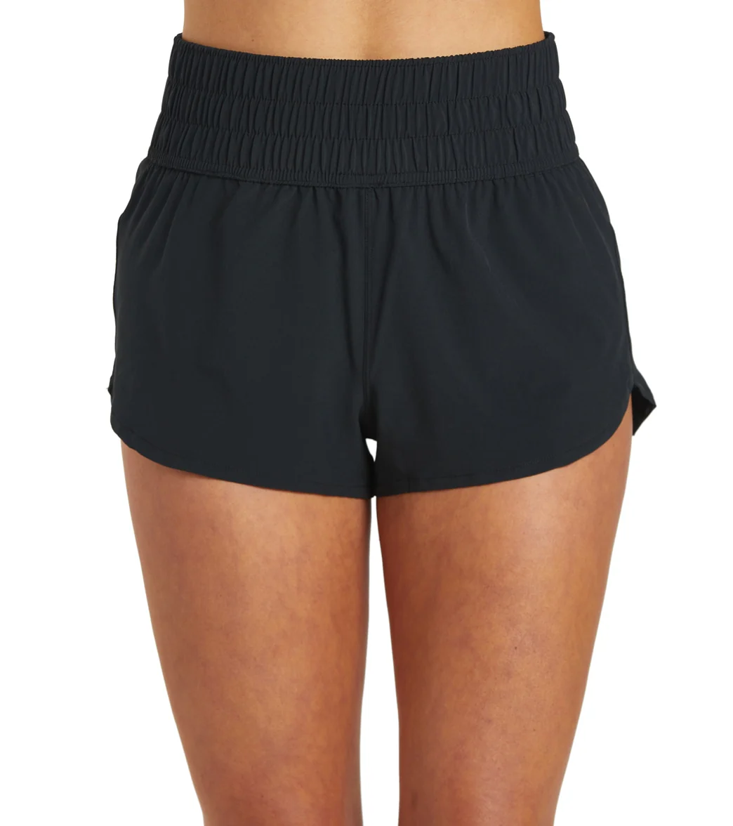 Hurley Women's Solid High Waist 2.5" Boardshorts