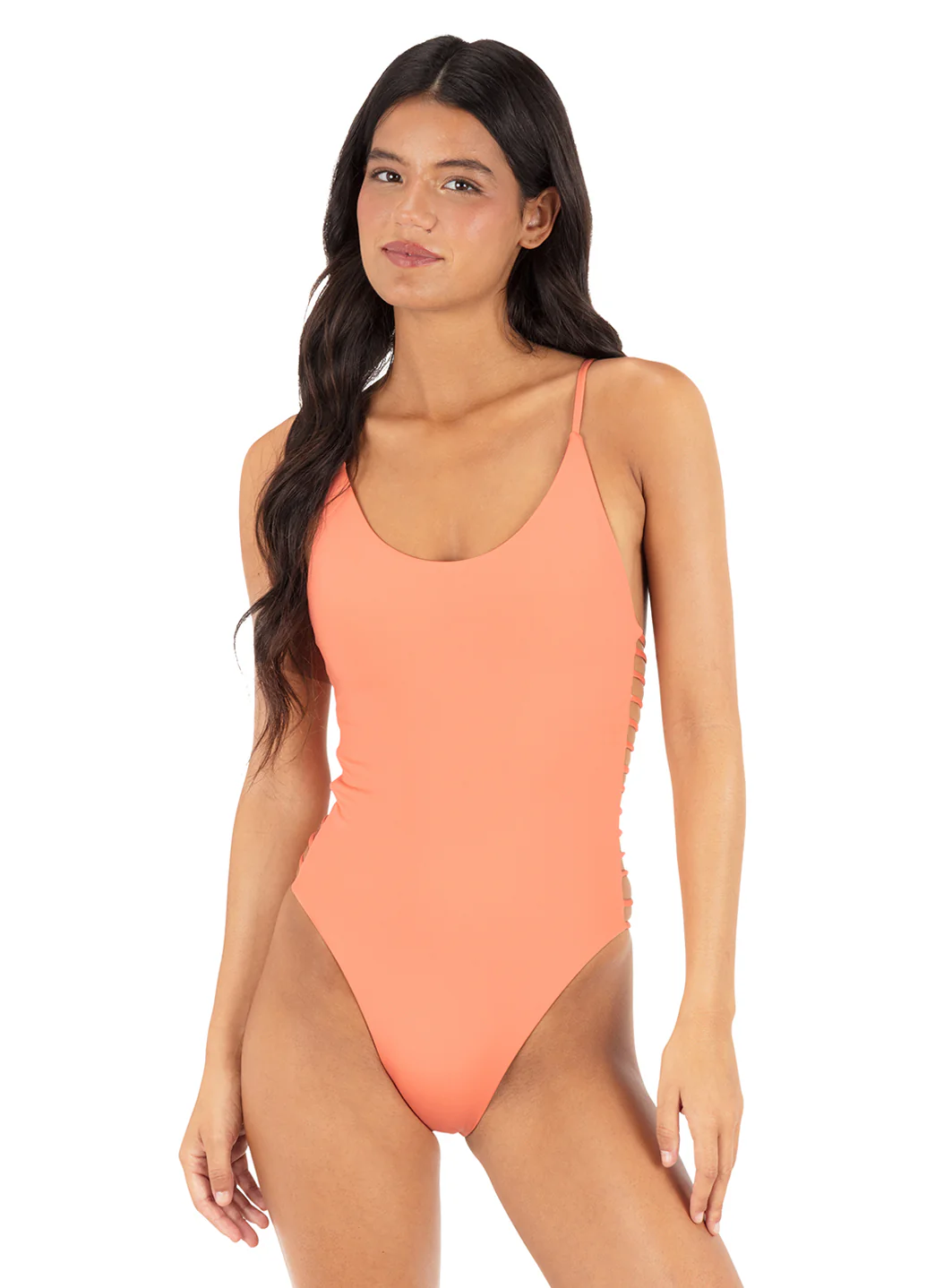 Hurley Women's Solid Moderate One Piece Swimsuit - Image 15