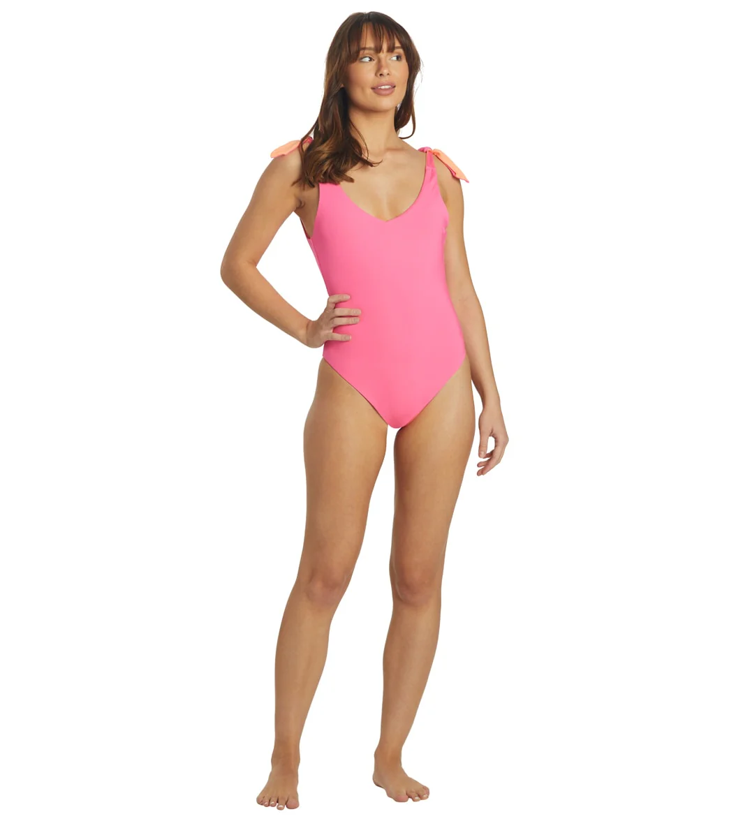 Hurley Women's Solid Reversible One Piece Swimsuit - Image 4