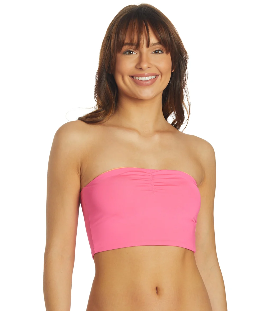 Hurley Women's Solid Reversible Tube Bikini Top - Image 8