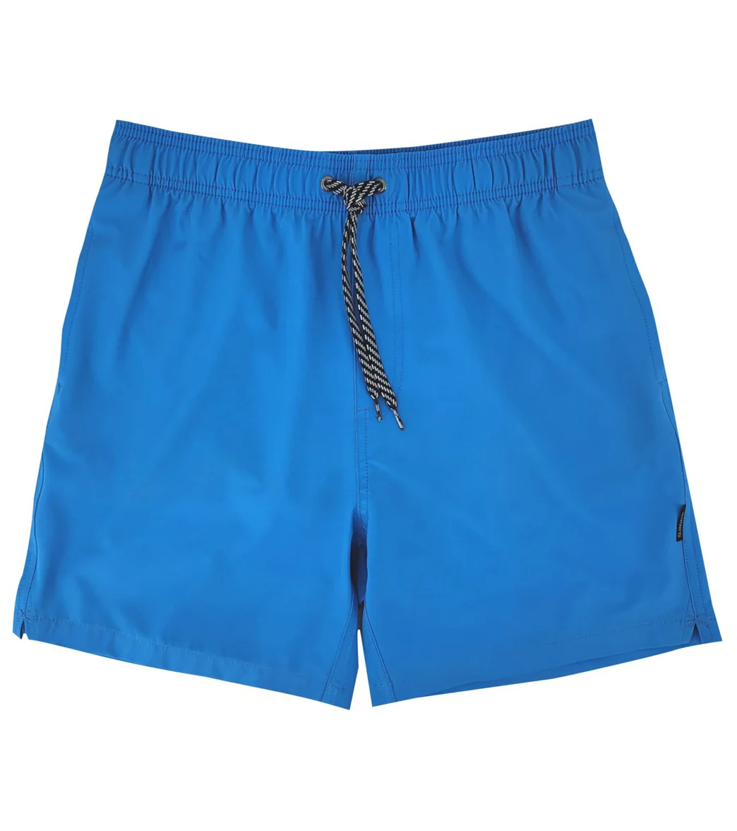 Island Haze Men's 16.5" Barbados Solid Swim Trunks - Image 36