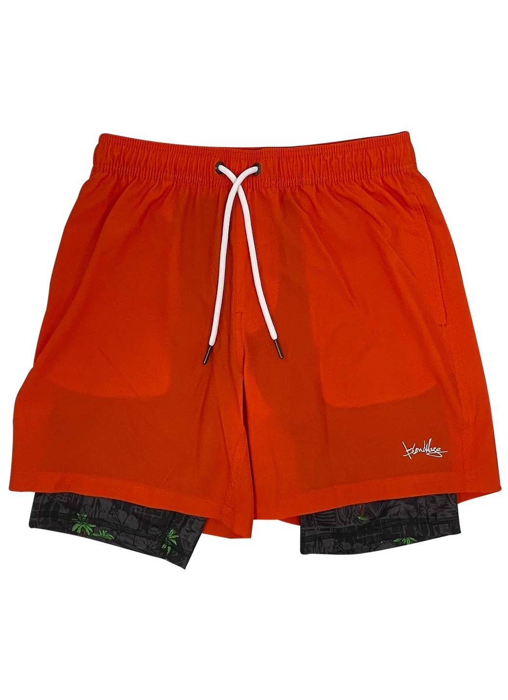 Island Haze Men's 17" Coconut Compression Shorts - Image 3