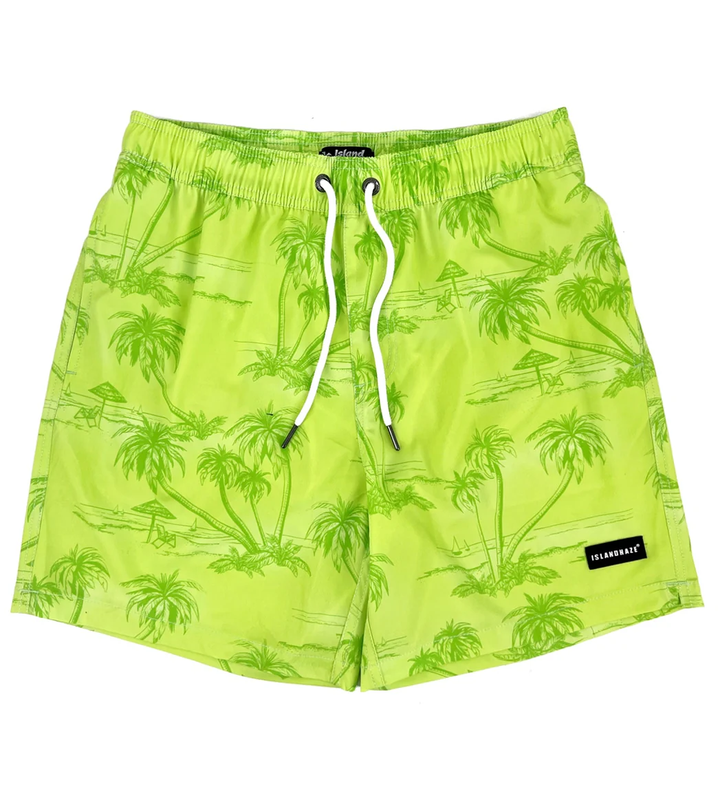 Island Haze Men's 17" Creamy Swim Trunks - Image 6