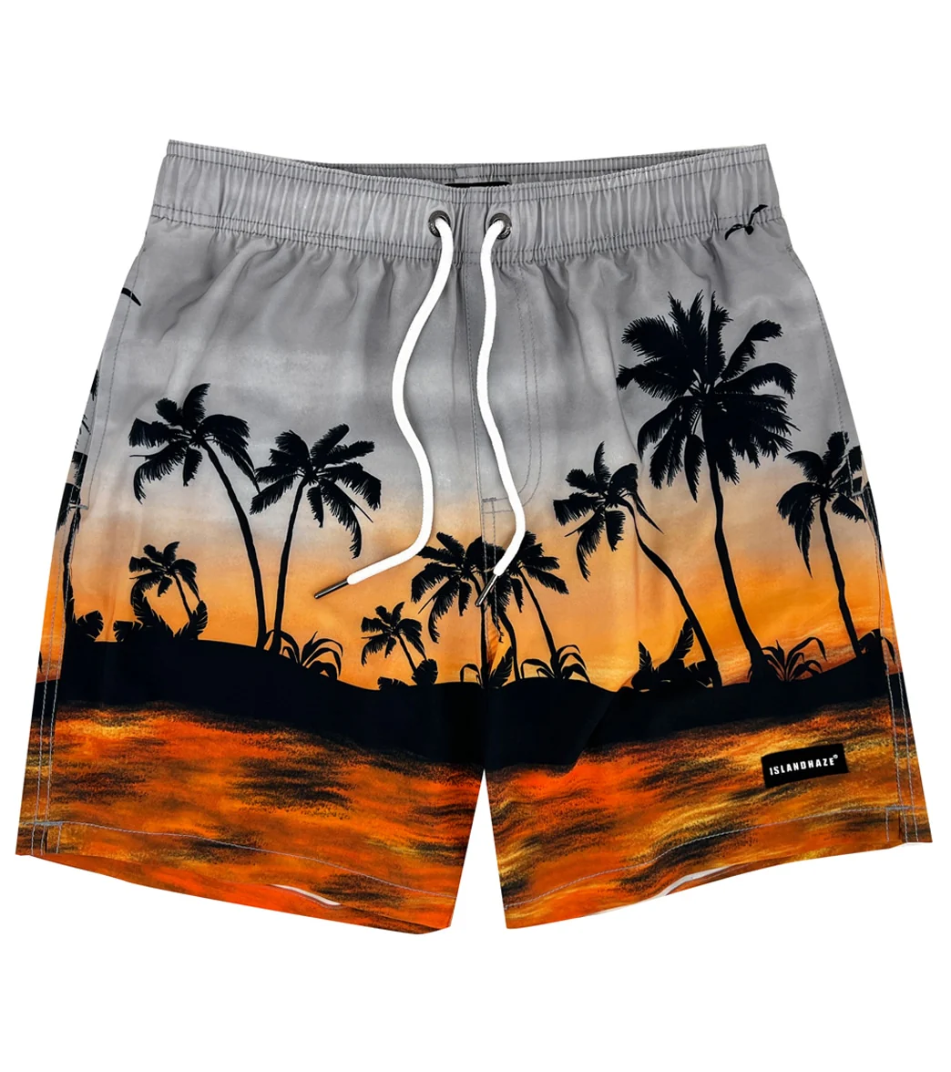 Island Haze Men's 17" Dusk Till Dawn Swim Trunks - Image 5