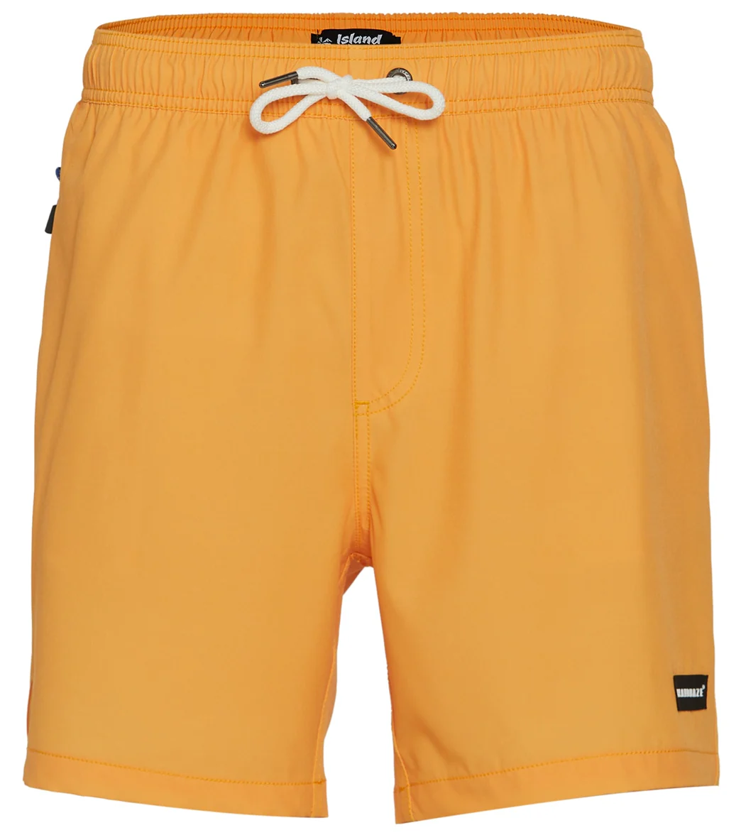 Island Haze Men's 17" Lavana Solid Swim Trunks - Image 34