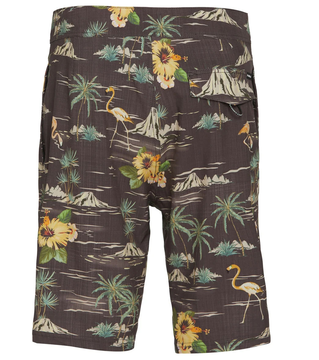 Island Haze Men's Ink Black Board Shorts - Image 2
