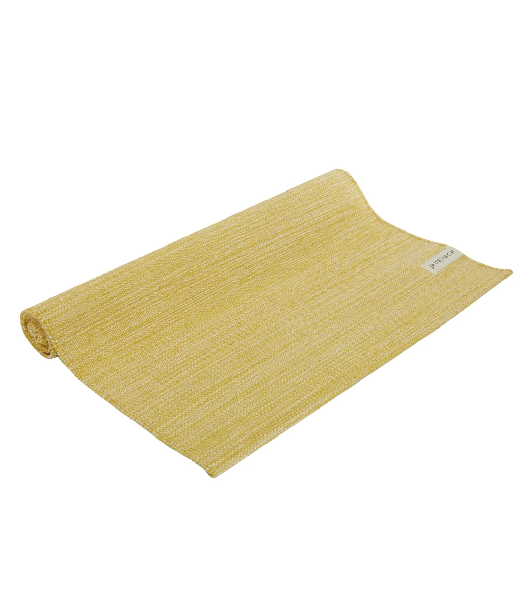 Jade Yoga Organic Cotton Hand Loomed Yoga Mat 72" - Image 10