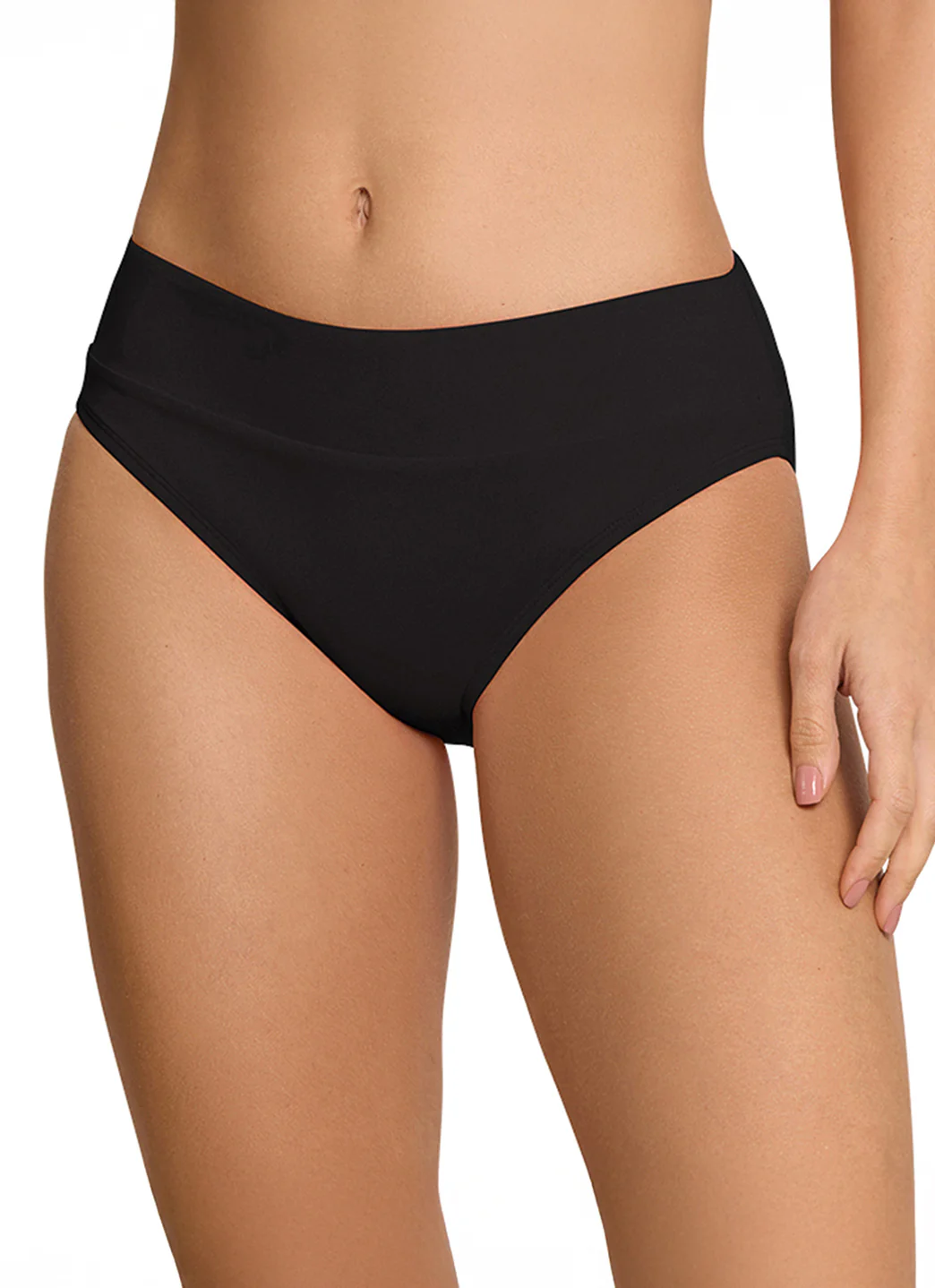 Jantzen Women's Agnes Solid Banded Hipster Bikini Bottom - Image 7