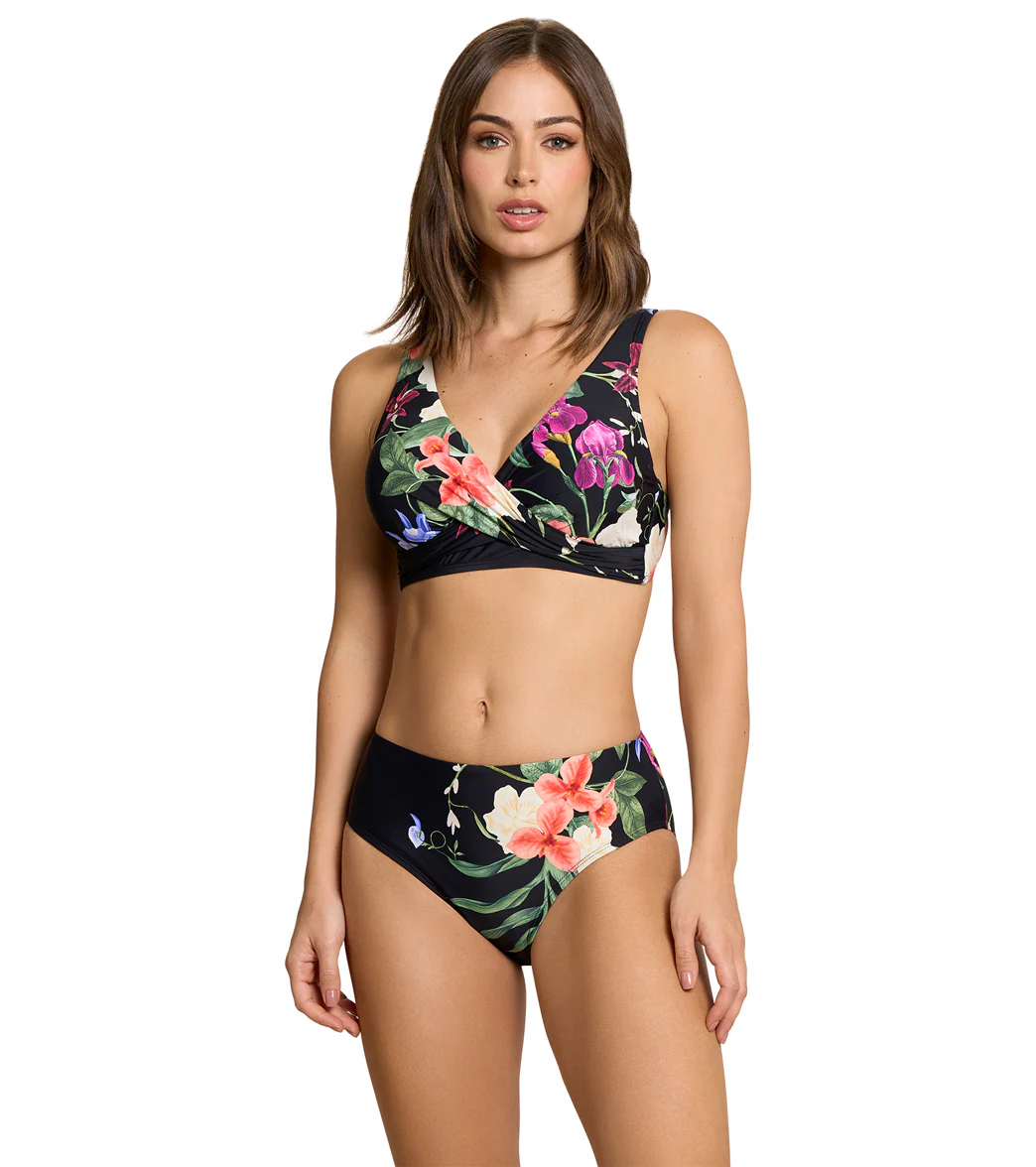 Jantzen Women's Floral Fantasy Vera Surplice Bikini Top - Image 3