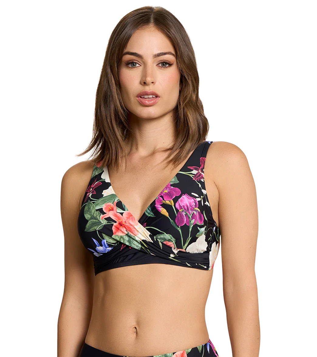 Jantzen Women's Floral Fantasy Vera Surplice Bikini Top - Image 5
