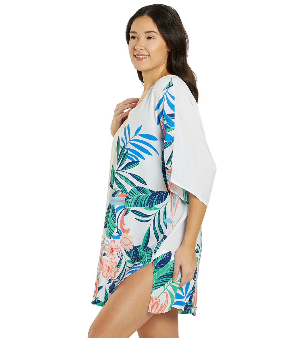 Jantzen Women's Floral Magic Celia Tunic Cover Up - Image 4