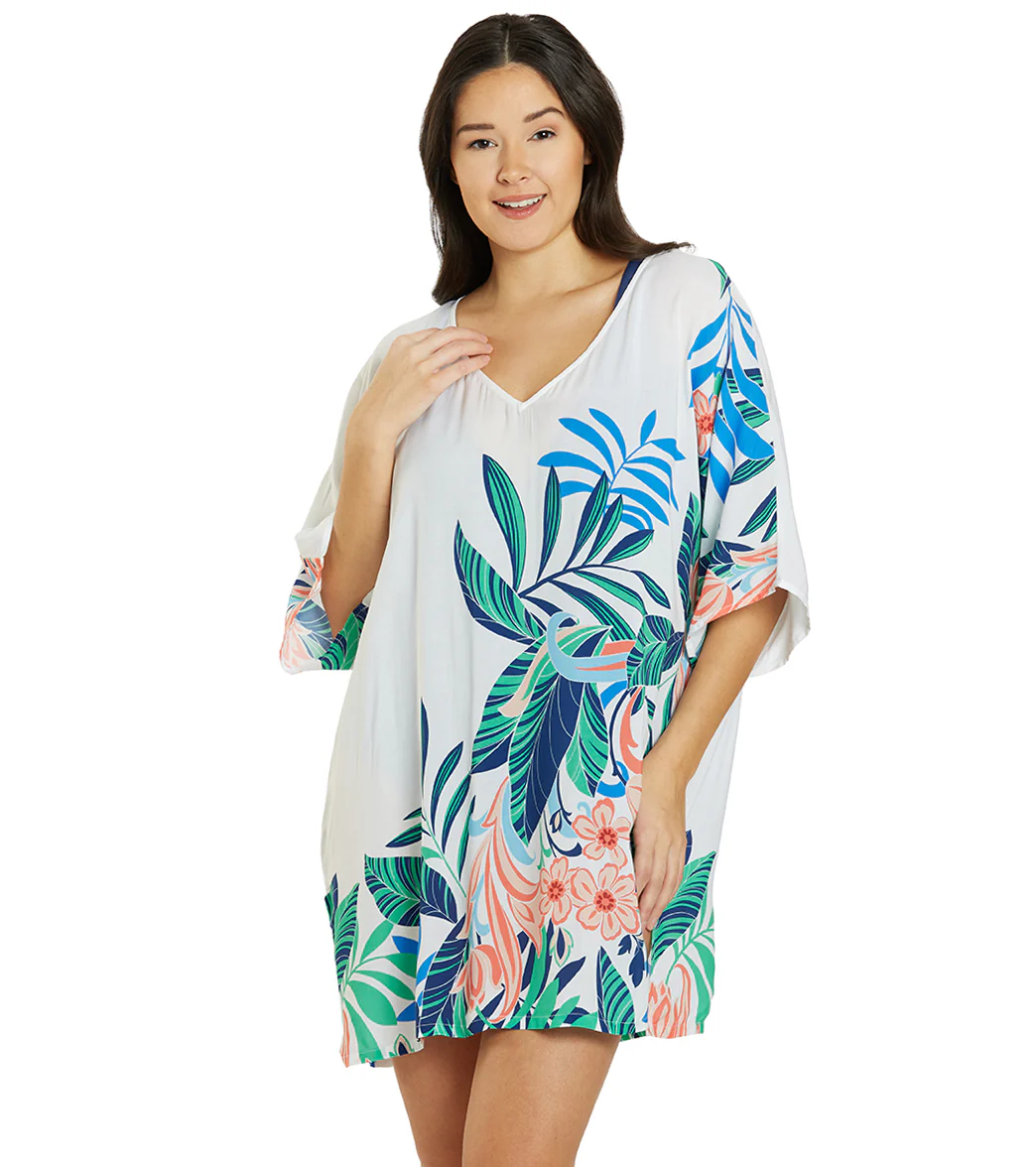 Jantzen Women's Floral Magic Celia Tunic Cover Up - Image 7