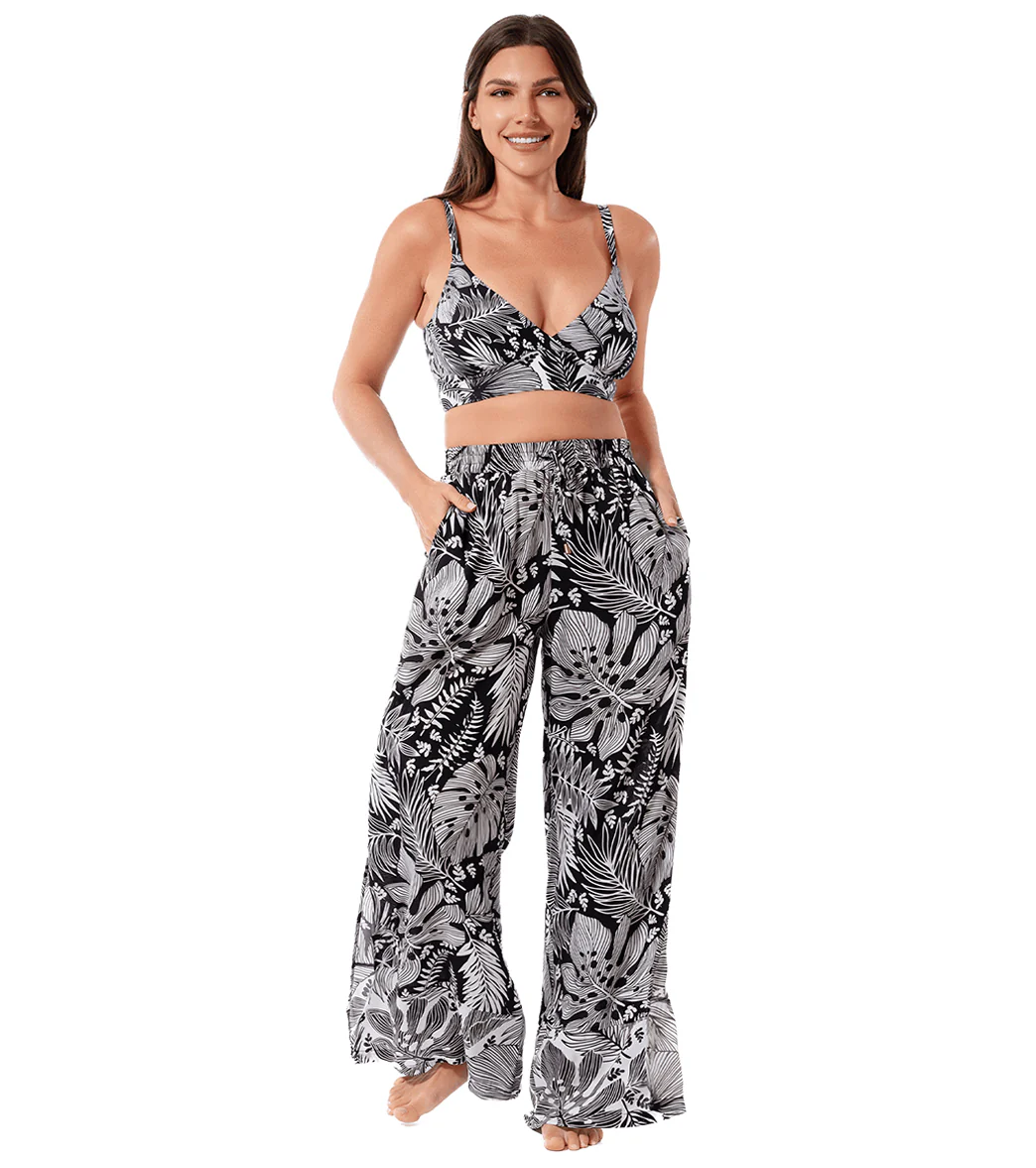 Jantzen Women's Forest Blast Josephine Pull On Cover Up Pant - Image 3
