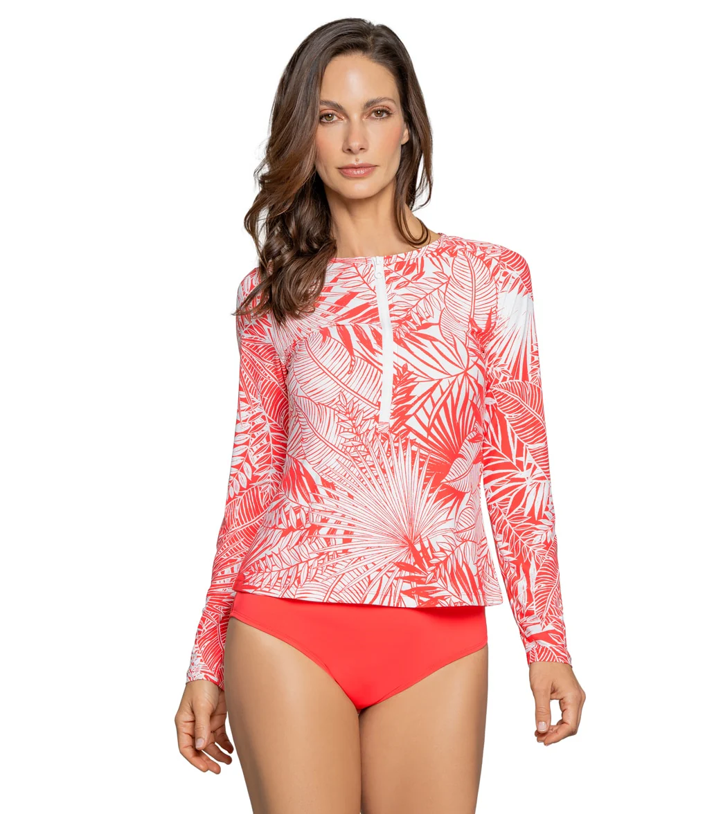 Jantzen Women's Garden Euphoria Rosie Rash Guard - Image 10