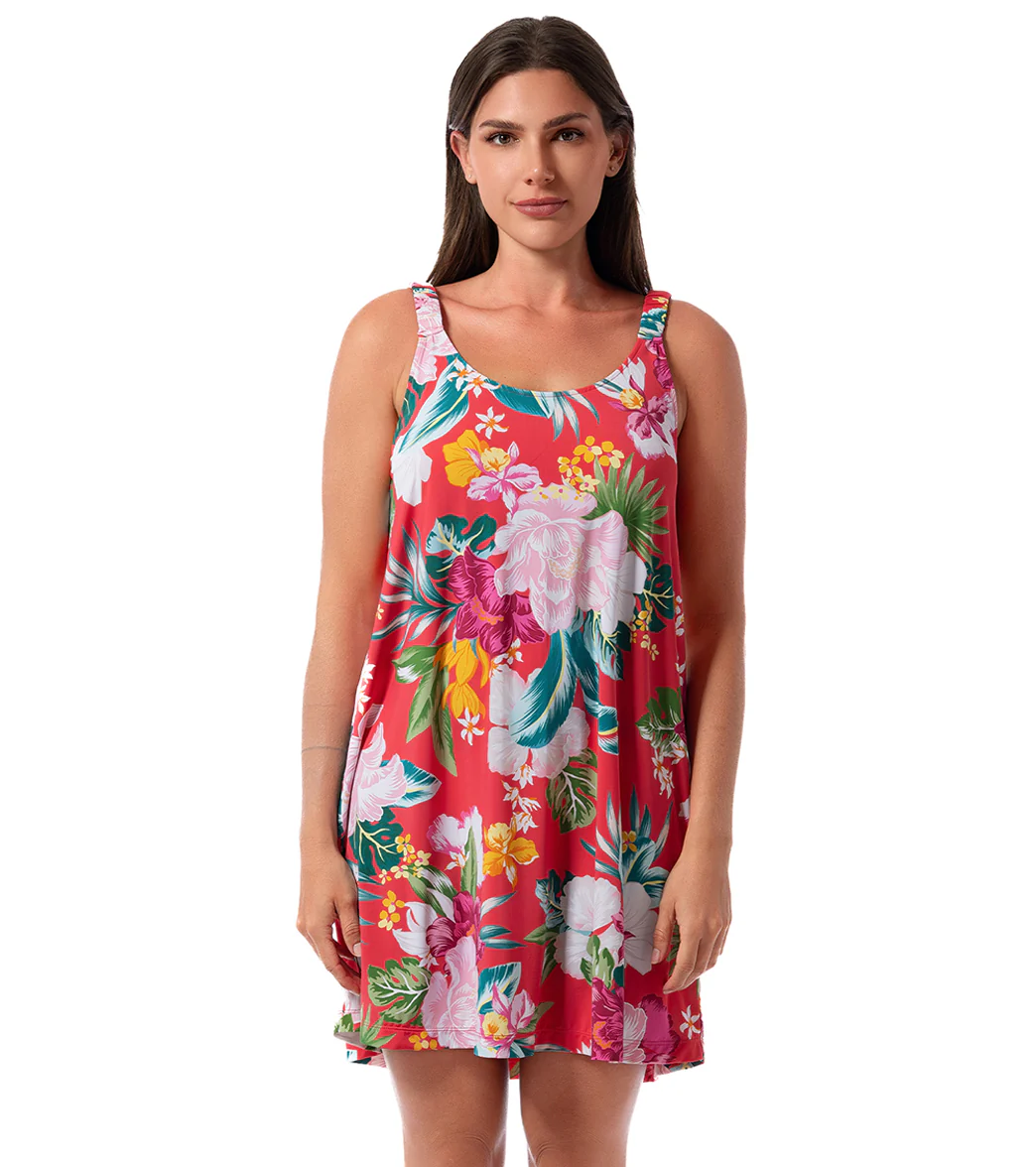 Jantzen Women's Morning Bloom Leah Short Dress Cover Up - Image 9