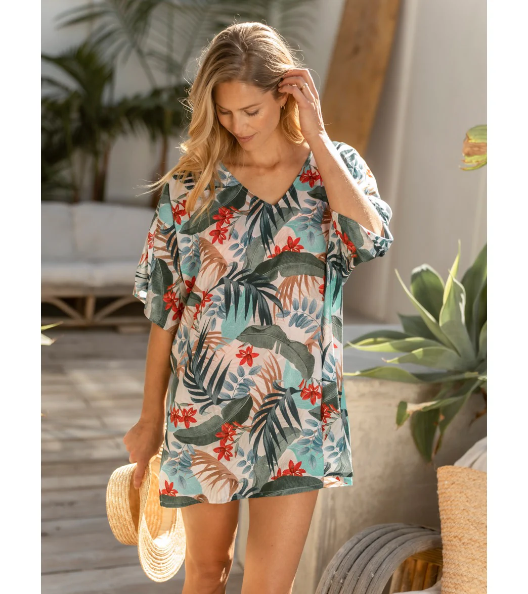 Jantzen Women's NeoTropics Celia Tunic Cover Up - Image 4
