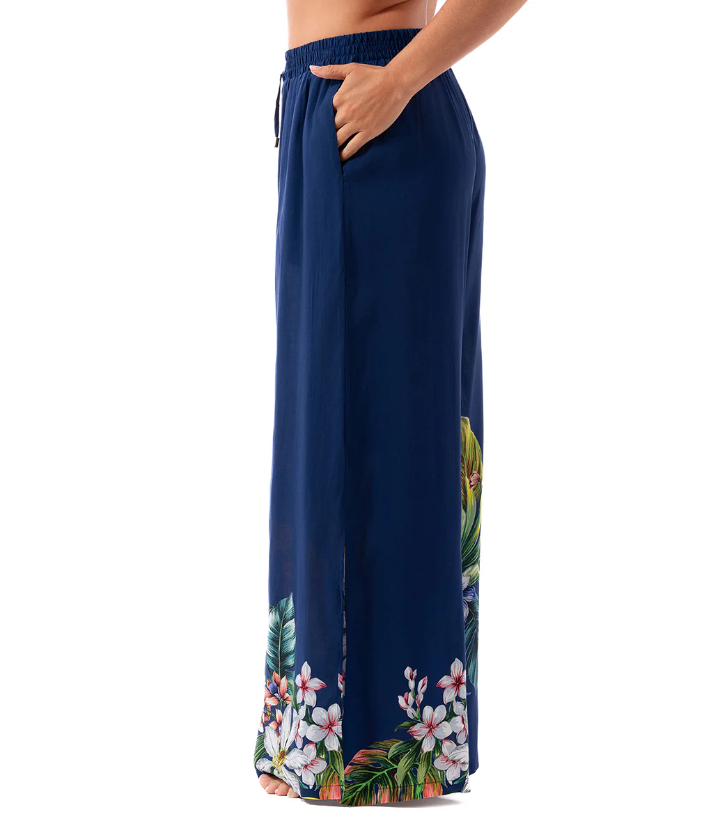 Jantzen Women's Palm Delight Josephine Pull On Cover Up Pant - Image 2