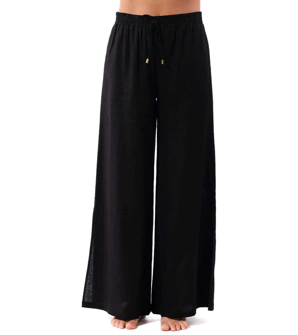 Jantzen Women's Royal Black Josephine Pull On Pant Cover Up - Image 9