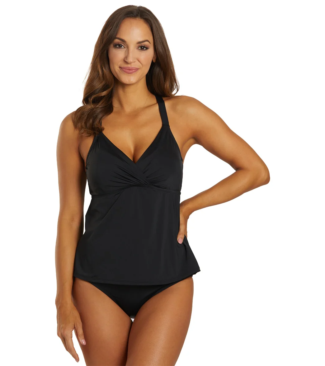 Jantzen Women's Solid Stella Tankini Top (D/DD Cup) - Image 18