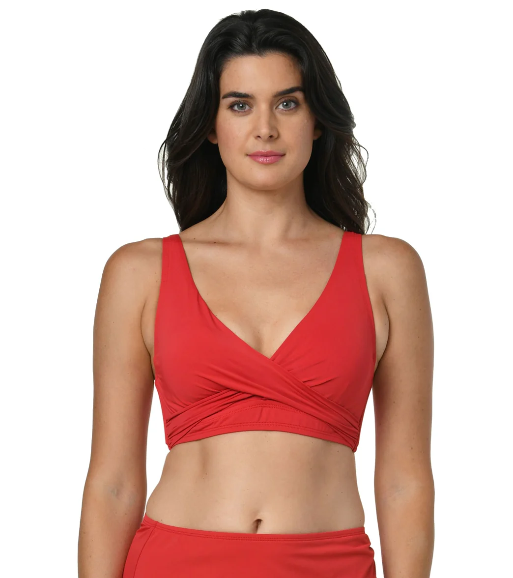 Jantzen Women's Solids Vera Surplice Bikini Top - Image 41