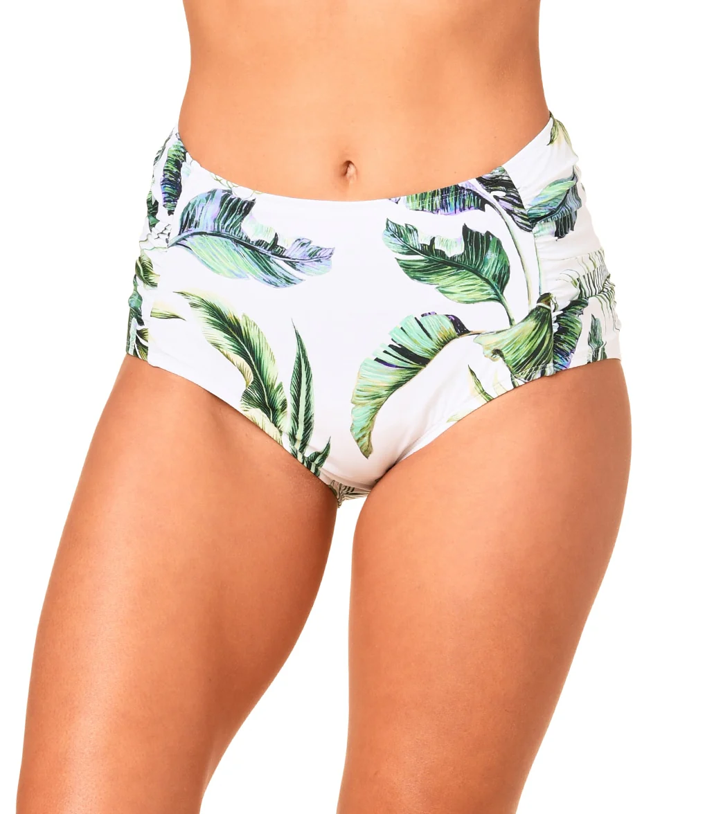 Jantzen Women's The Jungle Look Side Shirred Comfort Core Bikini Bottom - Image 4