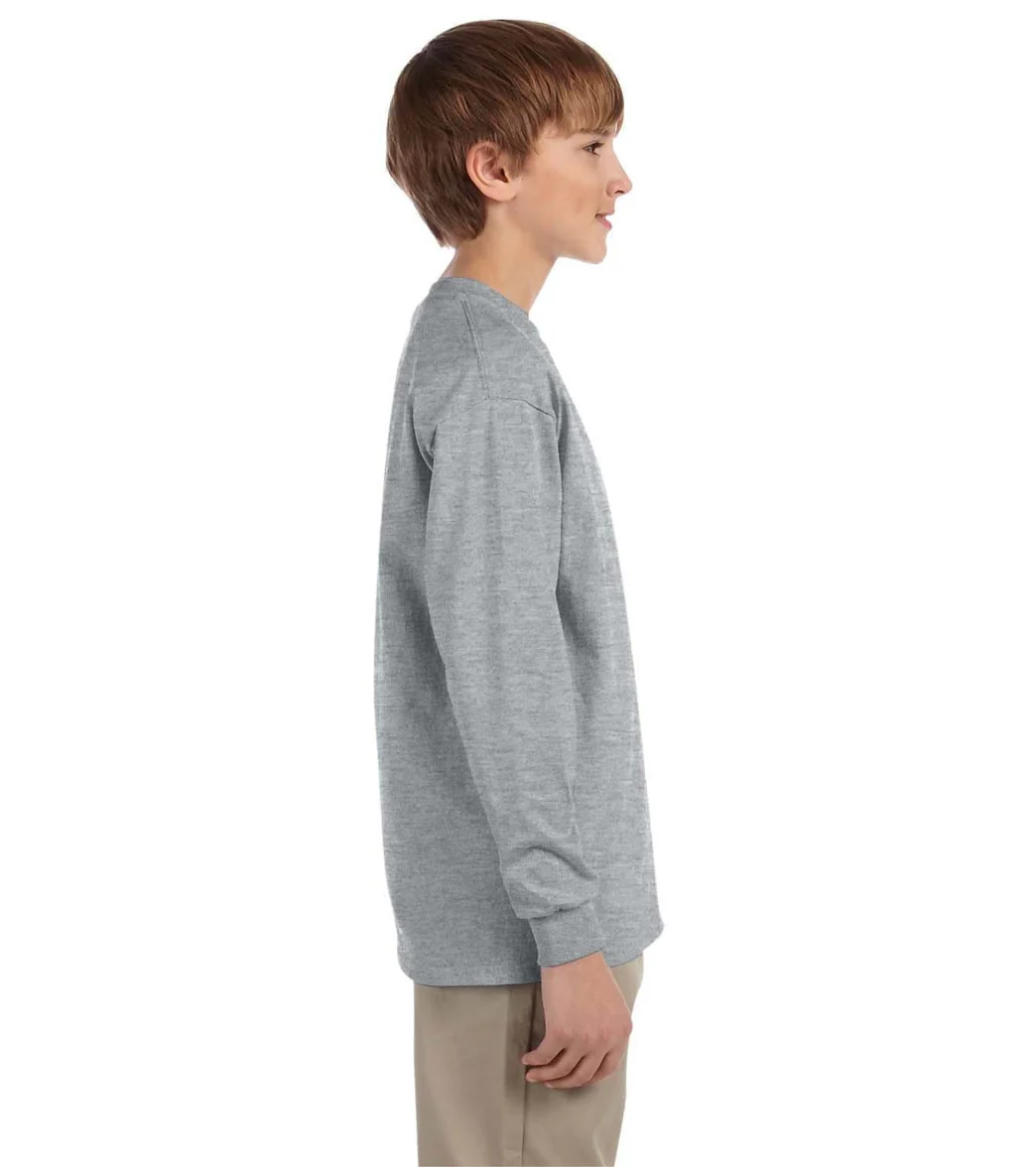 Jerzees Youth DRI-POWER Active Long Sleeve T-Shirt - Image 17