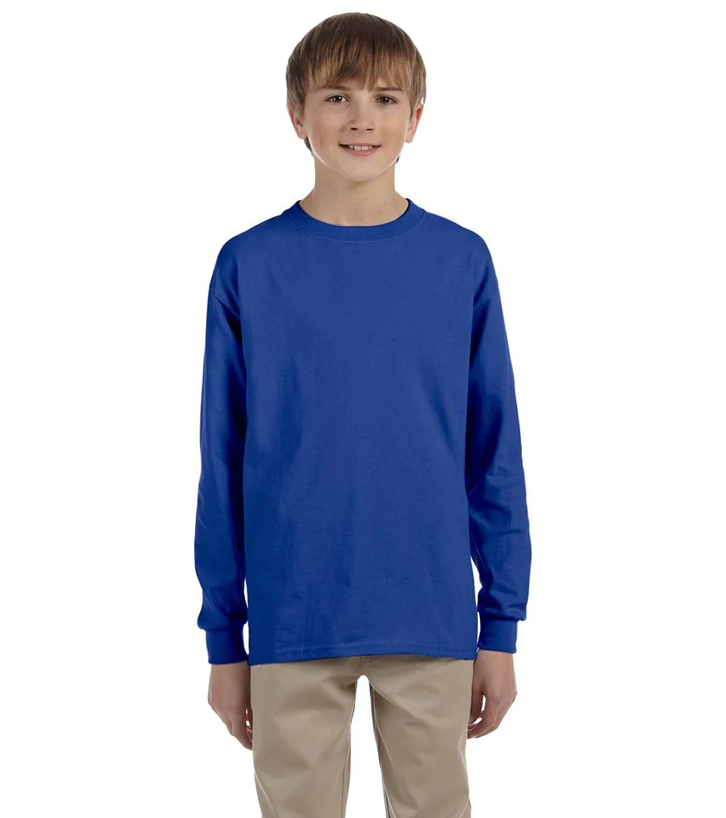 Jerzees Youth DRI-POWER Active Long Sleeve T-Shirt - Image 31
